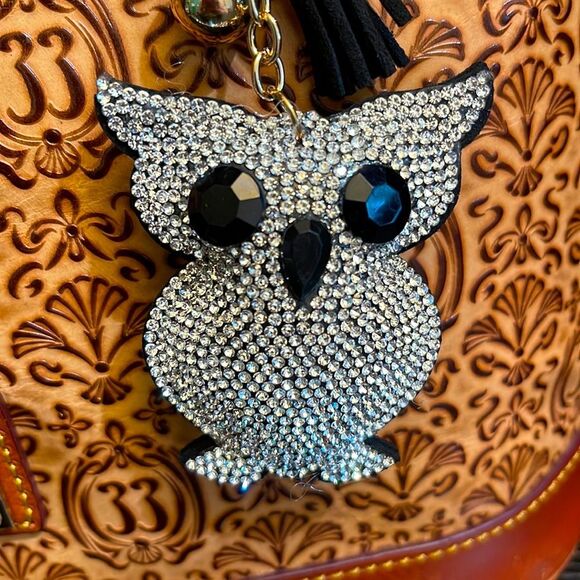 🆕 Owl 🦉 Purse Charm/Keychain - Picture 3 of 6